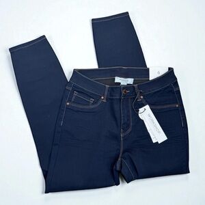 WORKSHOP Republic Womens Size 6 Darkwash Skinny Jeans Ankle Stretch Modern